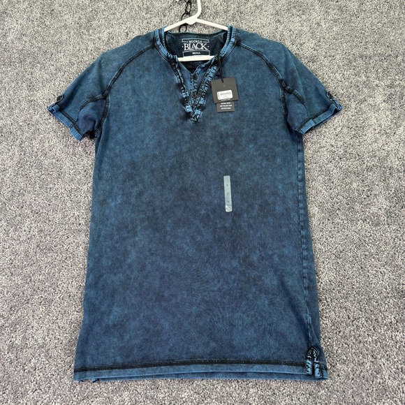 Buckle Black Other - Buckle Black Shirt Mens Small Blue Short Sleeve Henley Acid Wash Tee Casual